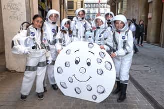 Los astronautas ganaron en la categoría infantil.