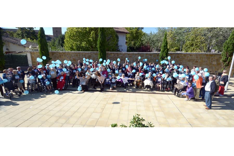 Una marcha en Estella visibilizó la enfermedad del Alzheimer