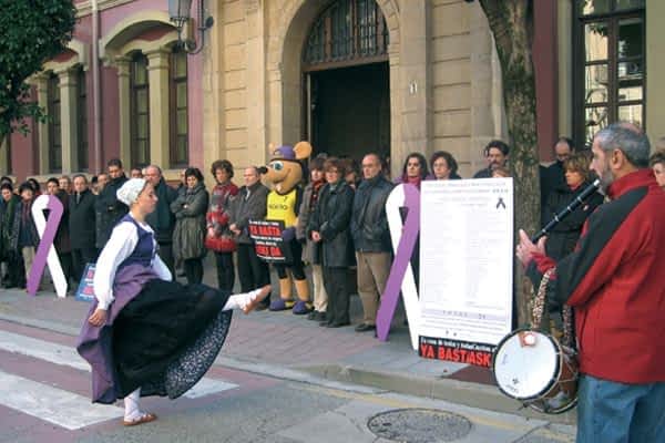 ‘Nagore’ se estrenó  en Estella la víspera del día contra la violencia sexista