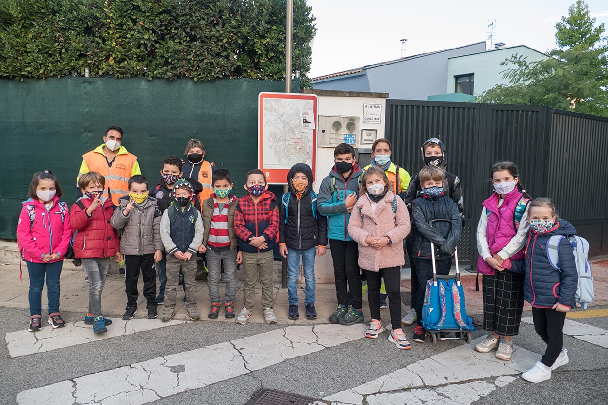 Los Caminos Escolares ‘echan a andar’ en Estella con paso decidido