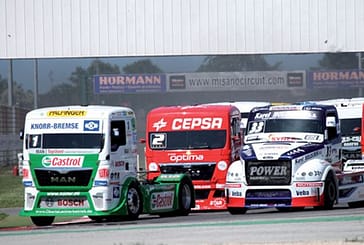 El Circuito de Navarra acoge el Campeonato de Europa de Camiones