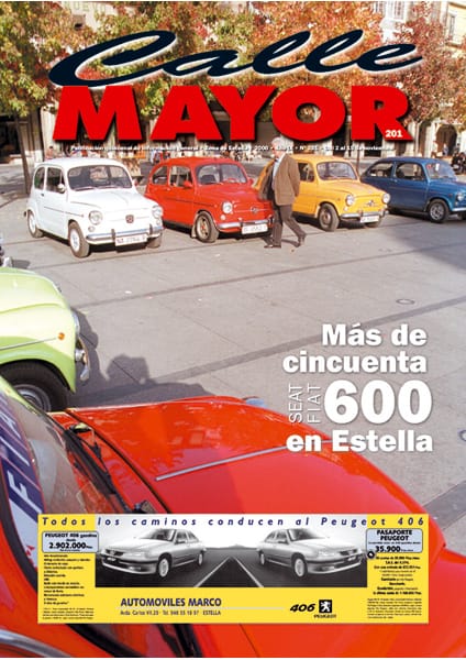 CALLE MAYOR 201 – MÁS DE CINCUENTA SEAT/FIAT 600 EN ESTELLA