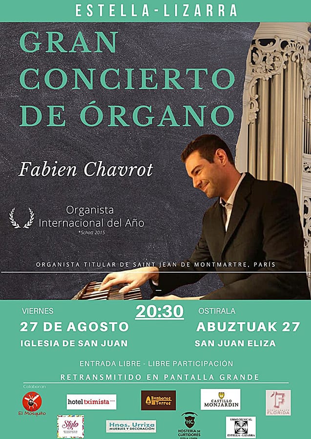 Gran concierto de órgano en la iglesia de San Juan