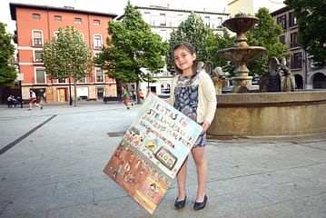 María Molina. Ganadora del cartel en categoría infantil