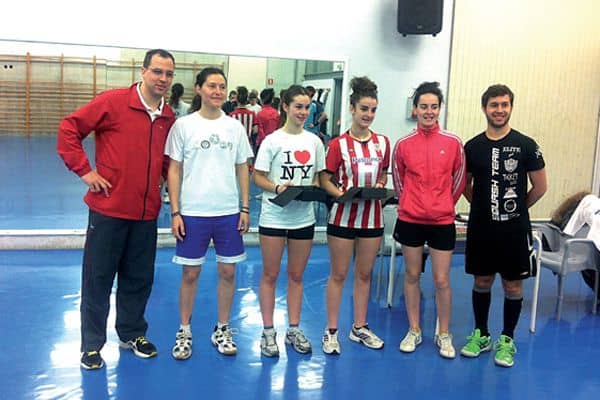 Estella acogió el Campeonato Júnior de Squash