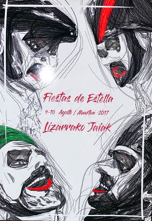 Cartel de Fiestas de Estella 2017.