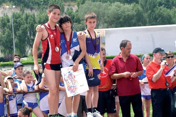 El club atlético Iranzu consigue tres medallas de Plata en los JDN