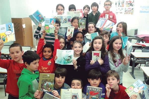 Elecciones literarias en Lizarra ikastola con motivo del Día Internacional del Libro Infantil y Juvenil