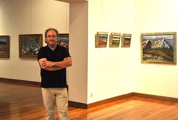 La casa de cultura acogió una treintena de cuadros de Juan Carlos Pikabea