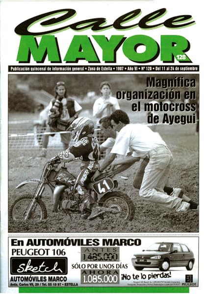 CALLE MAYOR 128 – MAGNÍFICA ORGANIZACIÓN EN EL MOTOCROSS DE AYEGUI
