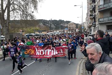 La korrika recorrió 7 kilómetros por las calles de Estella