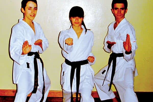 Iñigo Partenáin, Jon Napal y Maite Basterra, nuevos cinturones negros de karate