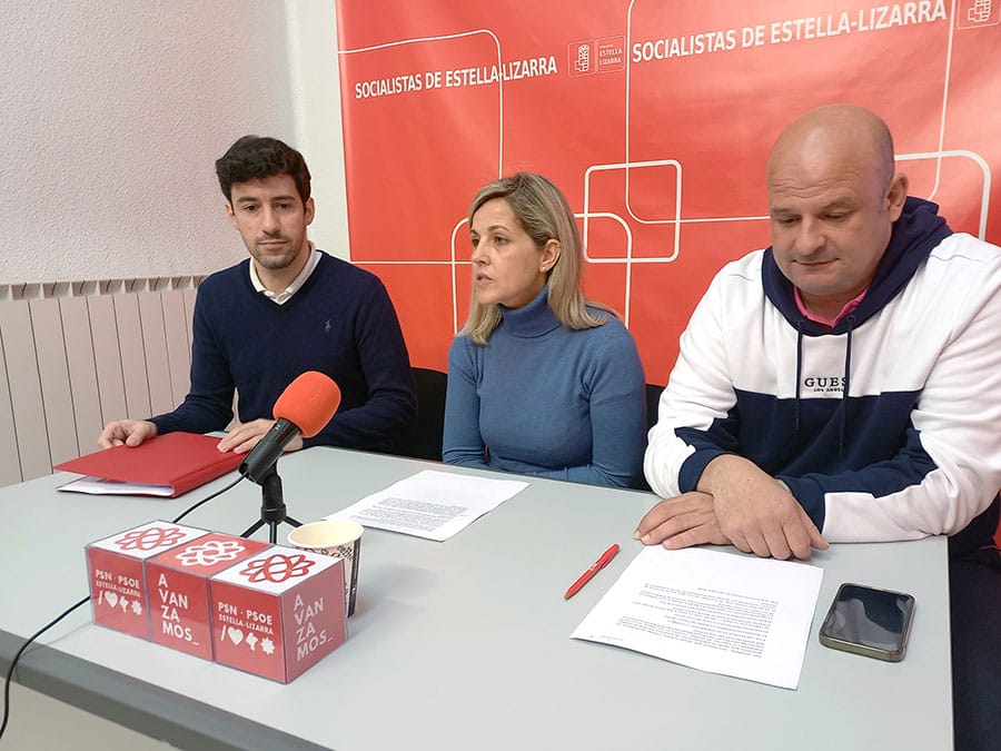 El PSN de Estella exige la dimisión del alcalde Koldo Leoz