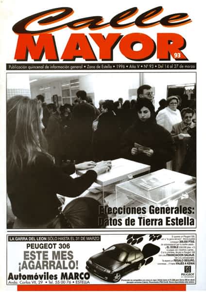 CALLE MAYOR 093 – ELECCIONES GENERALES: DATOS DE TIERRA ESTELLA