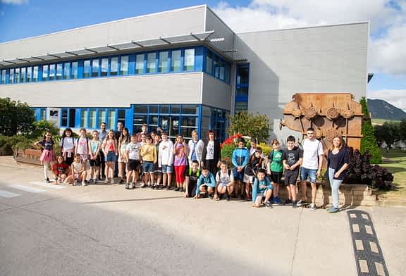 El colegio de Villatuerta y Renolit colaboraron en una campaña sobre el uso responsable del plástico