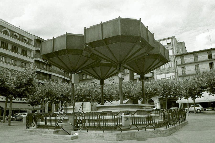 Quiosco 'de las 4 copas', Plaza de los Fueros de Estella-Lizarra 1967-1993