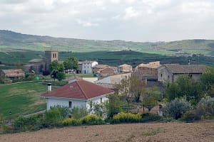 Panorámica de la localidad del valle de Yerri.  Jesús Larrión