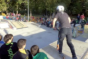 II Campeonato de Scooter en el skate park