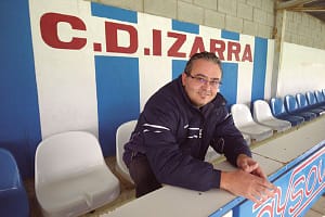 El presidente del C.D. Izarra