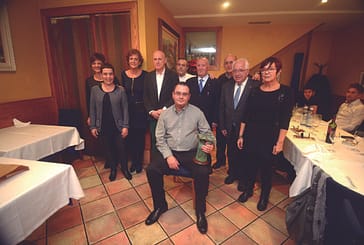 Alfonso Canela dedicó el Estellés del Año al club Izarra