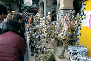 Un mercado contribuye al espíritu navideño en Estella