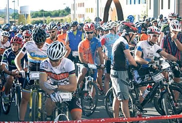 La Saltamontes reunió a 550 aficionados a la bicicleta
