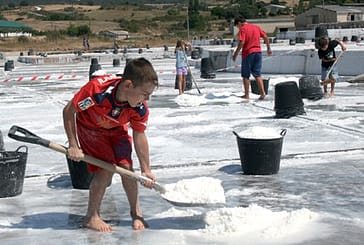 Baños y catas de sal en Salinas de Oro