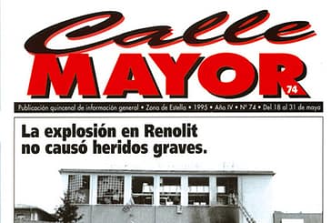 CALLE MAYOR 74 - LA EXPLOSIÓN EN RENOLIT NO CAUSÓ HERIDOS GRAVES.