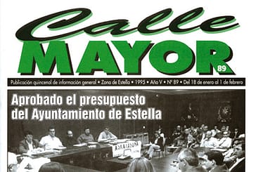 CALLE MAYOR 89 - APROBADO EL PRESUPUESTO DEL AYUNTAMIENTO DE ESTELLA