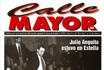 CALLE MAYOR 90 - JULIO ANGUITA ESTUVO EN ESTELLA