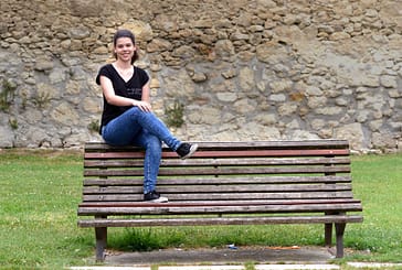 PRIMER PLANO - Gabina Oronoz - Mejor expediente  de selectividad en Estella - “Estoy muy contenta porque puedo elegir qué estudiar el próximo año”