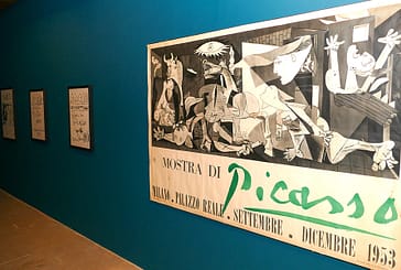 Carteles de Picasso en  el museo Gustavo de Maeztu