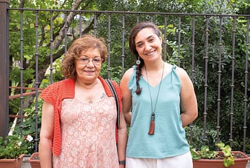 PRIMER PLANO - SARI MUÑOZ Y MIREN MORALES - Voluntarias del Centro Ordoiz.