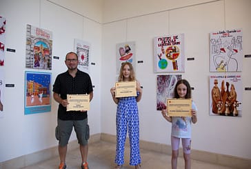 Exposición de los carteles presentados al concurso de Fiestas de Estella