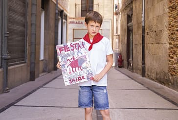 XABI MÍNGUEZ LANA - Ganador del cartel Infantil - 'La vaca agobiada'