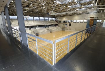 Comienzan las obras en la cancha del polideportivo Tierra Estella