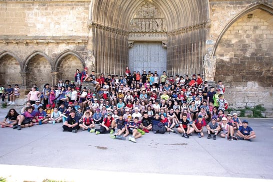 400 escolares recorrieron la etapa Lorca-Estella de la Ruta Jacobea