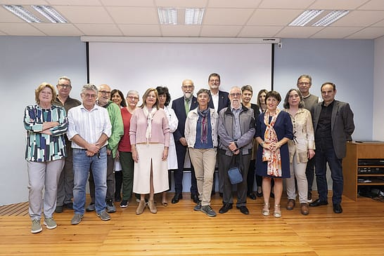 Homenaje a 13 profesionales jubilados del Área de Salud de Estella-Lizarra