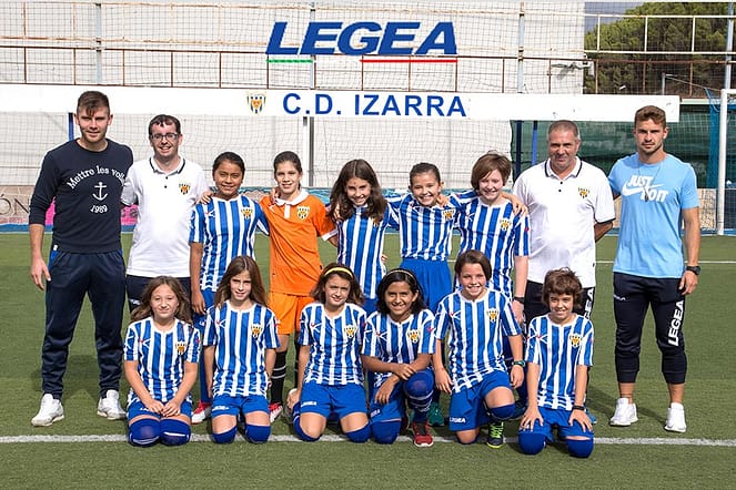 Club Deportivo Izarra. F8 Femenino Alevín