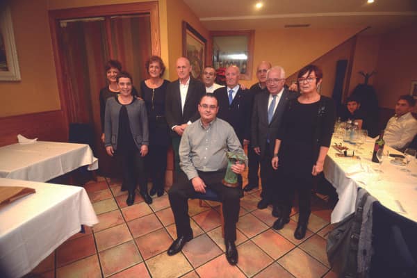 Alfonso Canela dedicó el Estellés del Año al club Izarra