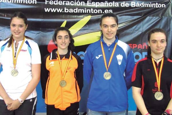 Dos bronces en doble femenino en el Campeonato de España sub 15