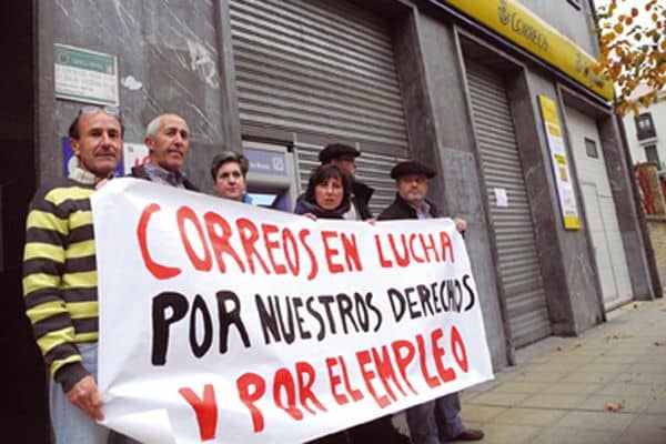 Correos convocó el 27 de noviembre una huelga general por los recortes