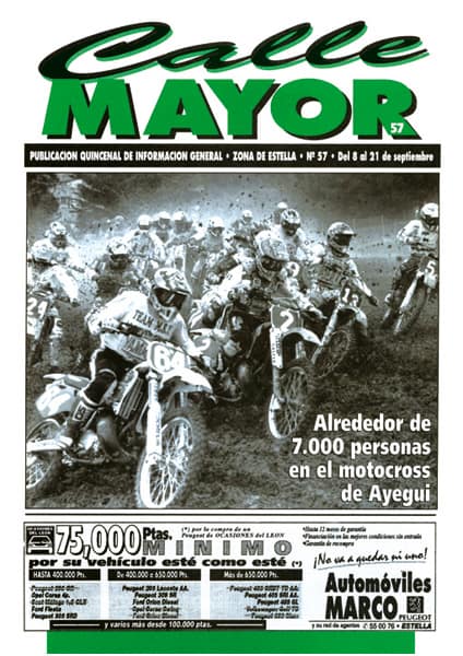 CALLE MAYOR 57 – ALREDEDOR DE 7.000 PERSONAS EN EL MOTOCROSS DE AYEGUI