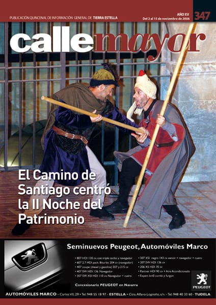 CALLE MAYOR 347 – EL CAMINO DE SANTIAGO CENTRÓ LA II NOCHE DEL PATRIMONIO