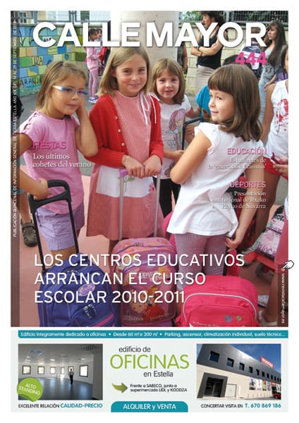 CALLE MAYOR 444 – LOS CENTROS EDUCATIVOS ARRANCAN EL CURSO ESCOLAR 2010-2011
