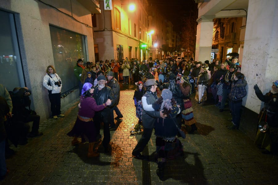Los Caldereros avanzan el Carnaval en Estella