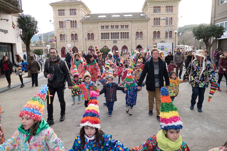Lizarra Ikastola celebró el ‘Carnaval de los Palokis’