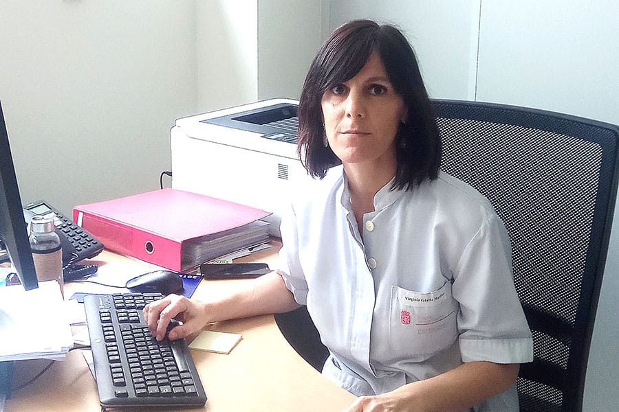 Virginia Gárriz Martínez, enfermera y jefa de la Unidad de Enfermería de Urgencias y UCI – “Es destacable que profesionales de diferentes servicios hayan trabajado juntos”