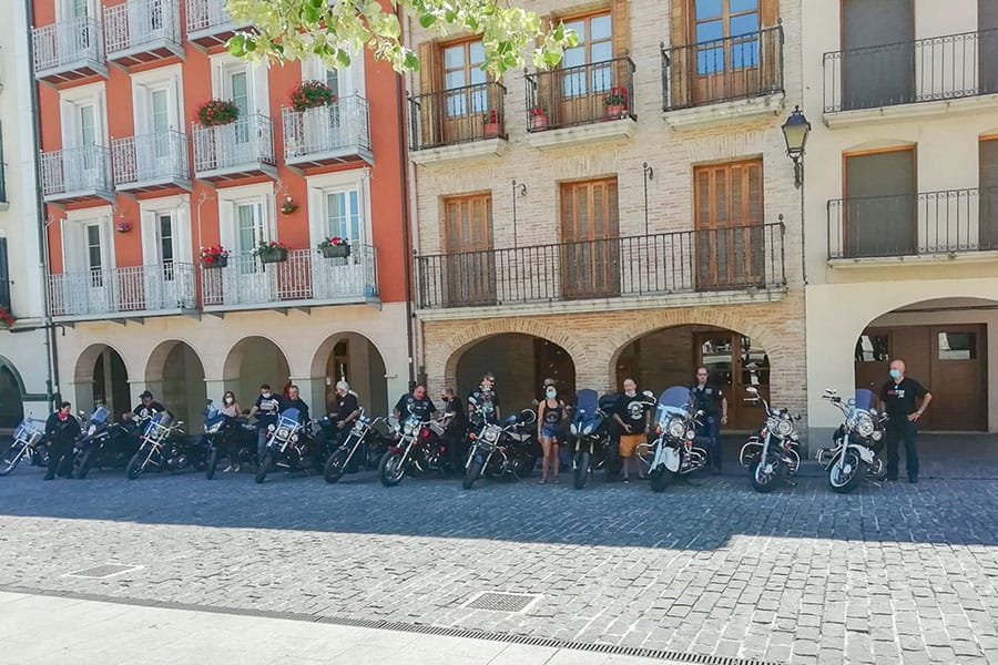 Los Íberos Riders hicieron rugir las motos en su aniversario