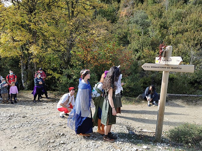 2.700 personas siguieron el programa de otoño de Tierras de Iranzu
